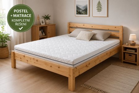 Postel + matrace – kompletní řešení pro kvalitní spánek
